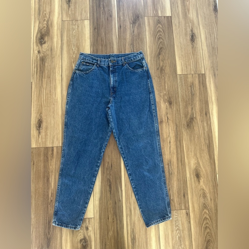 Chic womens made in the USA blue jeans size 18 average